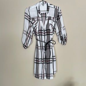 GUESS Button Up Shirt Dress Size Medium